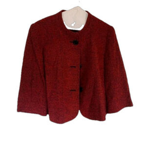 Wool Cropped Jacket by Louben  II